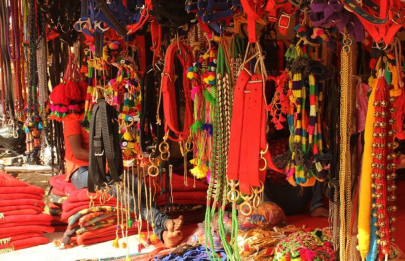 colourful traditional market
